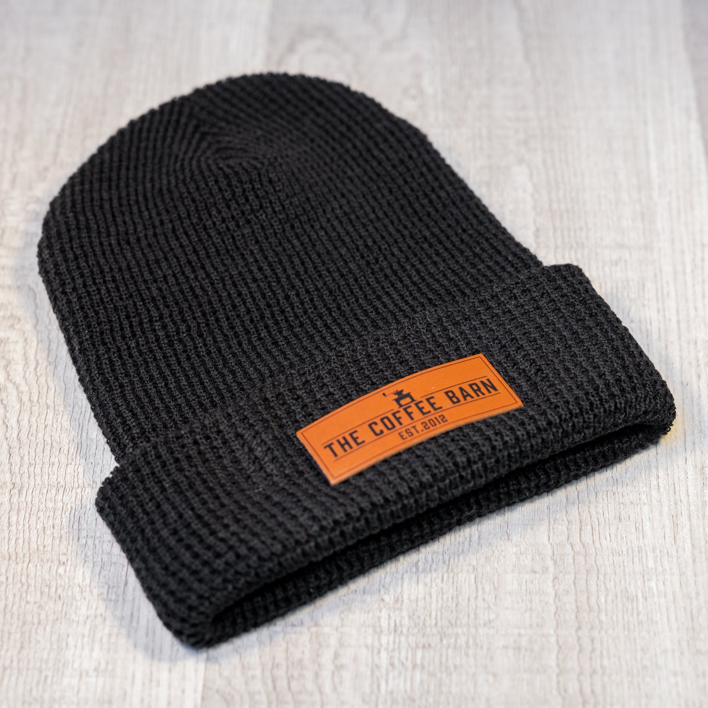 TCB Black Waffle Beanie